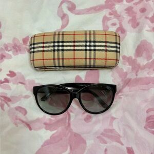 Burberry Black Sunglasses with Case